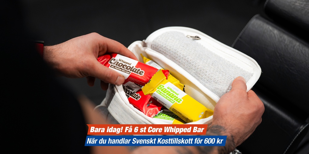 F� 6 st Core Whipped Bar n�r du handlar f�r 600 kr fr�n varum�rket Svenskt Kosttillskott